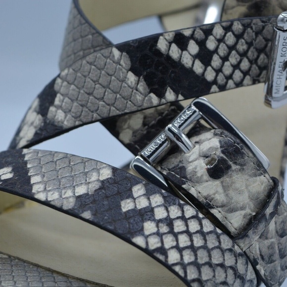 MICHAEL by Michael Kors - Josephine Platform - Leather Snake Print - 8.5M - Picture 2 of 12